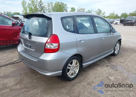 2008 Honda Fit Sport from USA, damaged, VIN JHMGD37648S011368